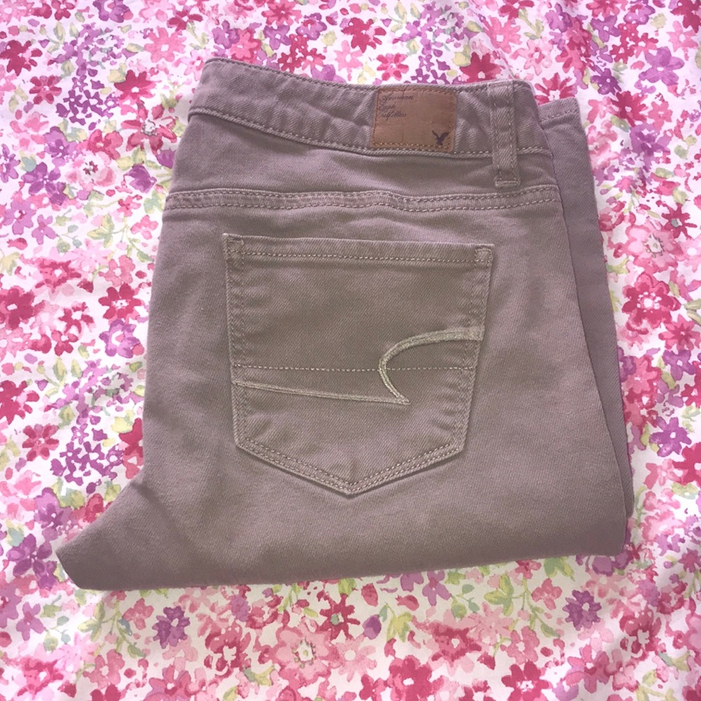 American Eagle light brown jeans